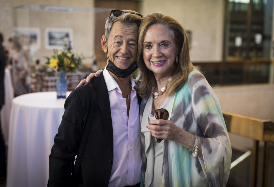 Former board member, Dr. Bill Pope and Past Chair, Elba Haid.