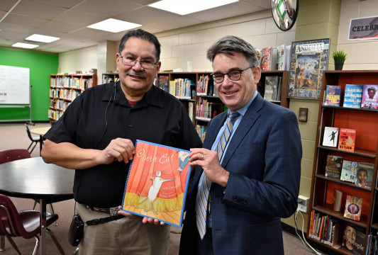 John McLean and Brian Mayes. Photo: R. Tinker