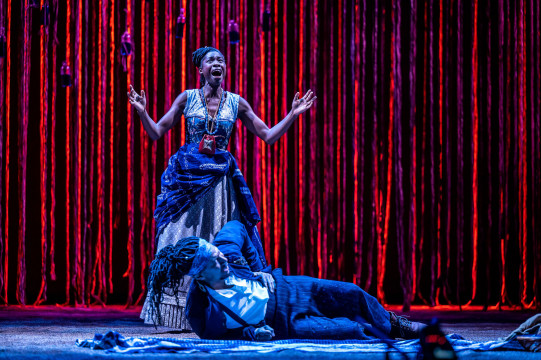 L to R: Neema Bickersteth (Treemonisha); Cedric Berry (Zodzerick)
Photo credit: Dahlia Katz | Production: Scott Joplin's Treemonisha: A Musical Reimagining (2023